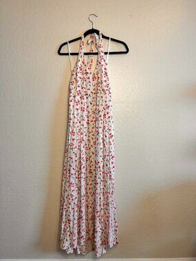 MINKPINK White Floral Halter Dress